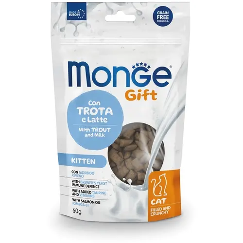 Monge Gift Kitten лакомство для котят 60 г - с форелью и молоком (8009470085014)