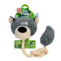 GiGwi ECO FRIENDZ Вовк іграшка для собак 76 см - з пищалками (4823089351643) 
