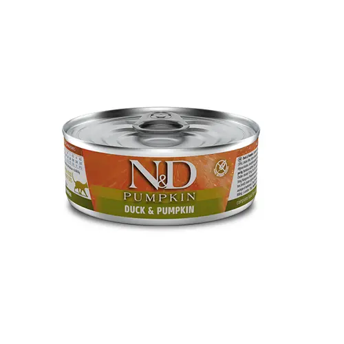 Farmina N&D Pumpkin Duck&Pumpkin Adult ВОЛОГИЙ КОРМ Холістік коти (з качкою та гарбузом) 70 г