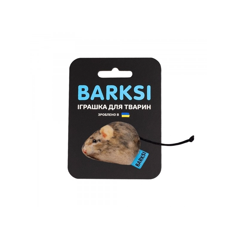 Barksi Мишка іграшка для котів 3х5 см - з дзвіночком (2007033059782) 