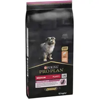 Purina Pro Plan Medium Puppy Sensitive Skin СУХИЙ КОРМ Супер-преміум цуценята середніх порід (з лососем) 12 кг 