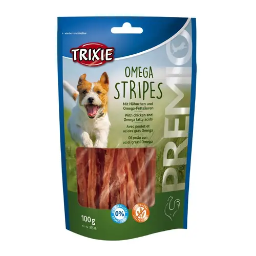 Trixie PREMIO Omega Stripes ЛАСОЩІ Premium собаки (з куркою) 100 г