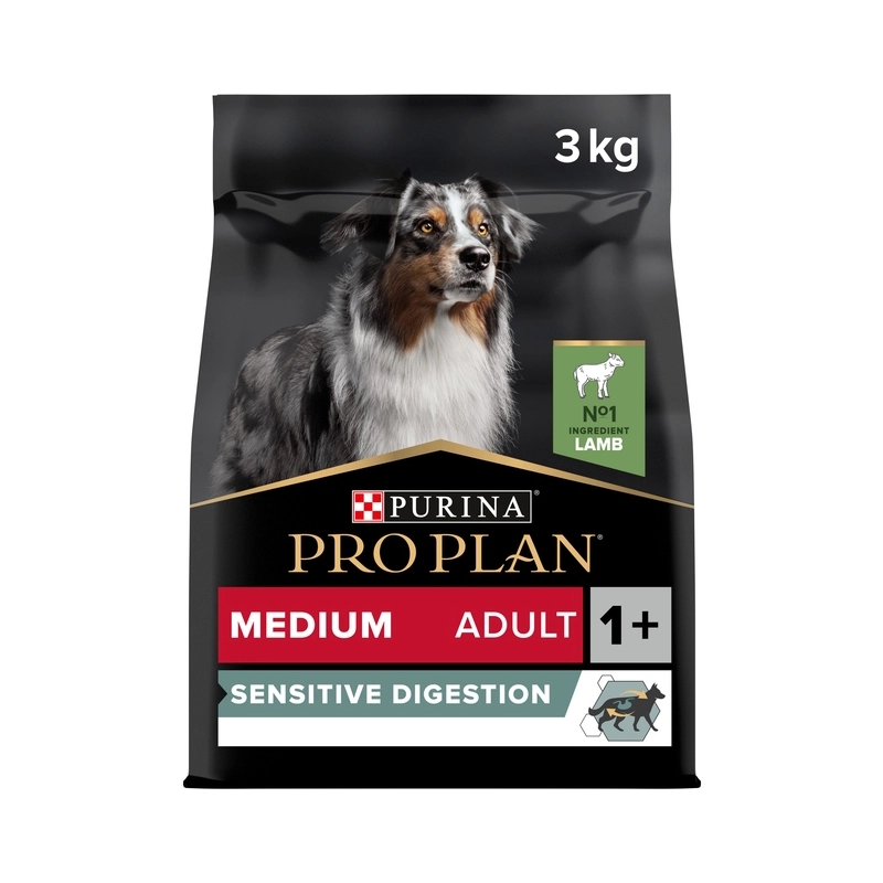 Purina Pro Plan Medium ADULT Sensitive Digestion Lamb СУХИЙ КОРМ Супер-преміум собаки (з ягням) 3 кг 