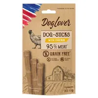 DogLover Sticks GF ЛАСОЩІ Преміум собаки (палички) 33 г 