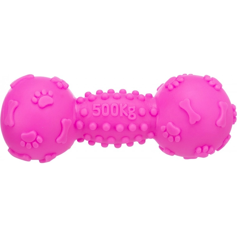 Игрушка для собак Trixie Гантель с пискалкой винил 19 см (4011905033624) 