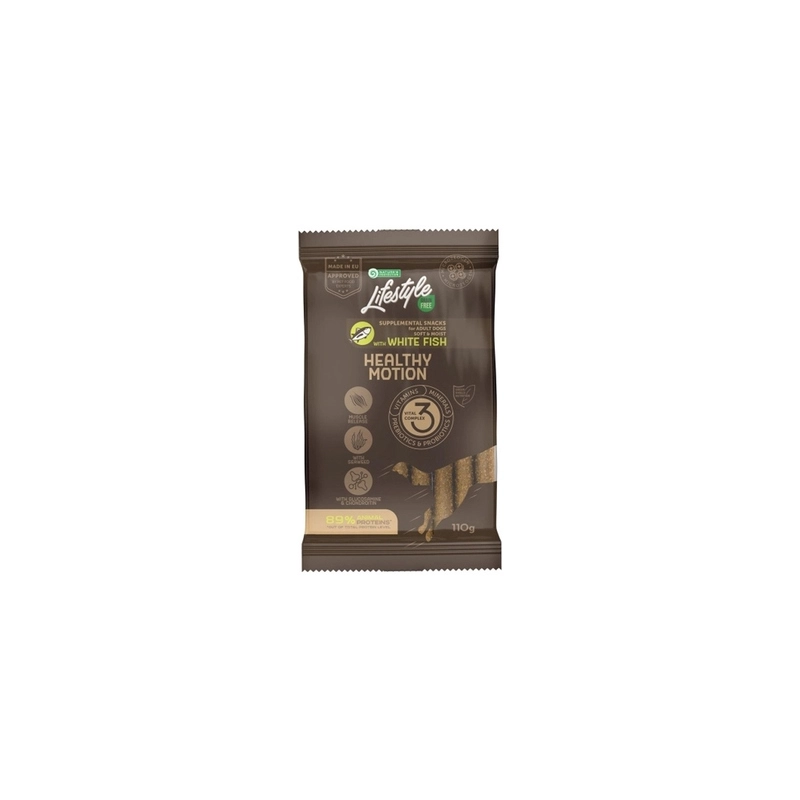 Nature's Protection Lifestyle Grain Free White fish Healthy Motion лакомство для подвижных собак 110 г - с белой рыбой (4771317472076) 