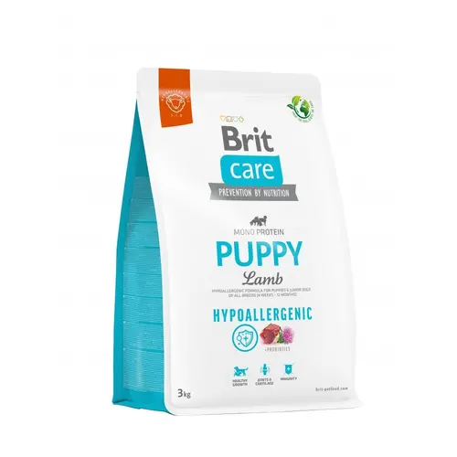 Brit Care Hypoallergenic Puppy сухий корм для цуценят гіпоалергенний 3 кг - з ягням (8595602558964)