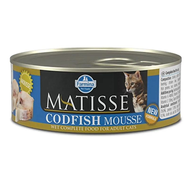 Farmina Matisse Codfish ВОЛОГИЙ КОРМ Преміум коти (мус з тріскою) 85 г 