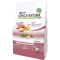 Unica Natura Outdoor сухой корм для кошек 350 г - утка, рис, апельсин (8001541005198) 