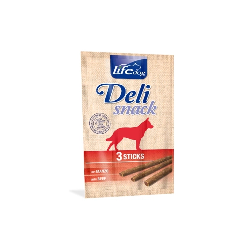 Lifedog Snack ЛАСОЩІ Супер-преміум собаки (з яловичиною) 33 г 
