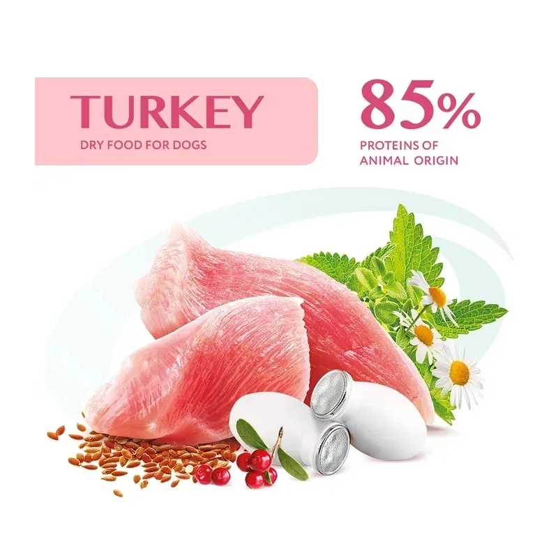 Optimeal ADULT Medium Breed СУХИЙ КОРМ Супер-преміум собаки середніх порід (з індичкою) 1.5 кг  - фото 1