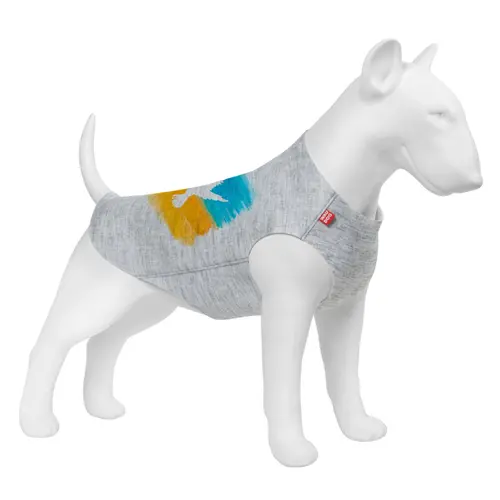 WAUDOG Clothes майка для собак M 45 - з малюнком Прапор (4823089349770)