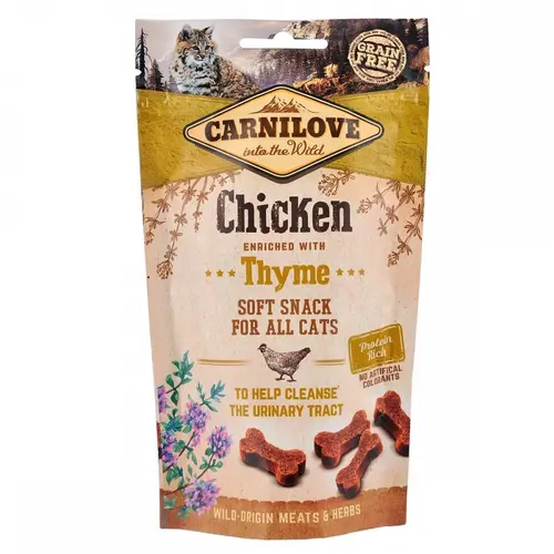 Carnilove Thyme Chicken Soft Snack ЛАСОЩІ Холістік коти (з куркою та чебрецем) 50 г
