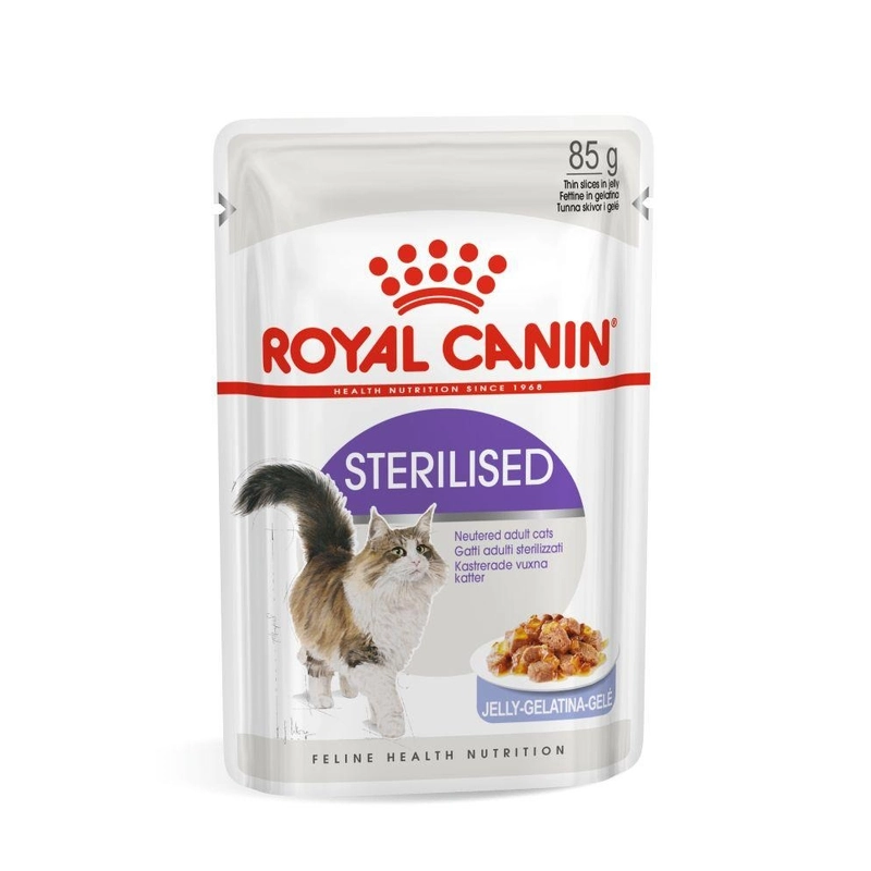 Royal Canin Sterilised Jelly влажный корм для стерилизованных кошек 85 г (9003579311776) 