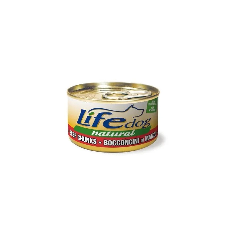 Lifedog влажный корм для собак 90 г - с говядиной и овощами (8034105420151) 