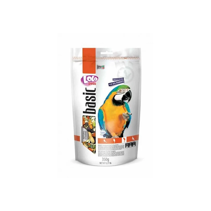 Lolopets Doypack корм для великих папуг 350 г (5904479702142) 