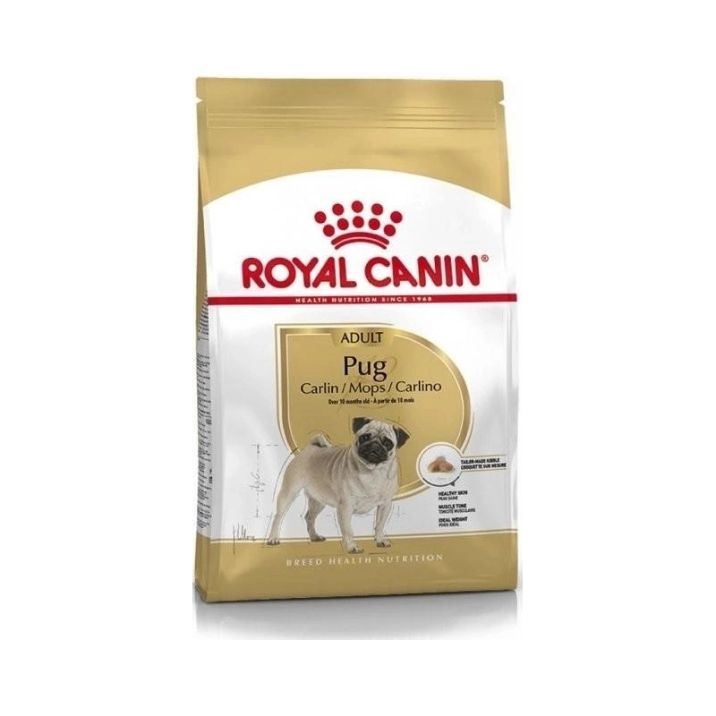 Royal Canin PUG ADULT сухий корм для дорослих собак породи мопс 1.5 кг(3182550752404) 