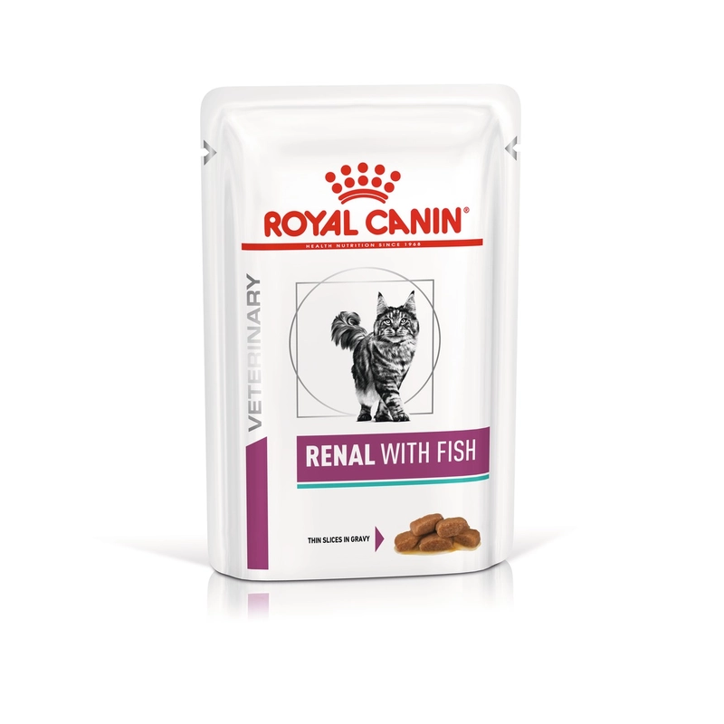 Royal Canin Renal Cat Fish влажный корм для кошек для поддержания функции почек 85 г (9003579000526) 