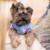 Pet Fashion Spike бомбер для собак XS-2 - блакитний (4823082430215)  - фото 2