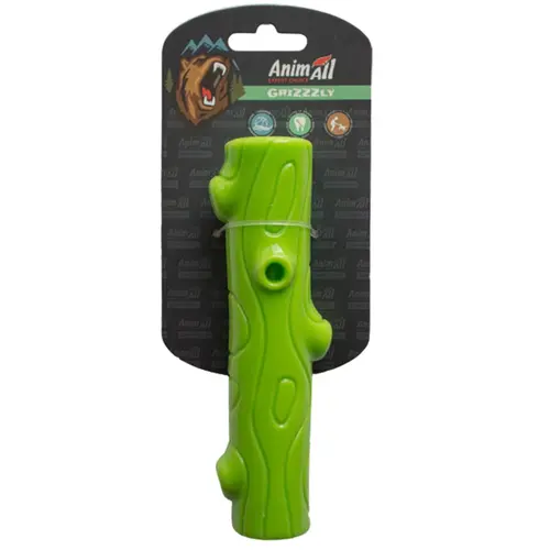AnimAll GrizZzly Хрустка паличка іграшка для собак 16х3.5х3.5 см - зелена (6914068019857)
