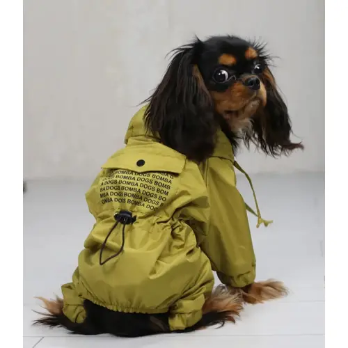 Dogs Bomba дощовик для собак 8 - з кишенею, лайм (2000000056814)