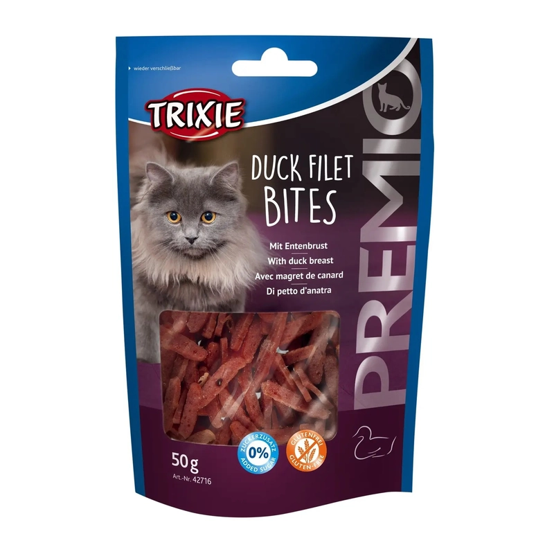 Trixie Premio Duck Filet Bites ЛАСОЩІ Premium коти (сушене філе качки) 50 г 