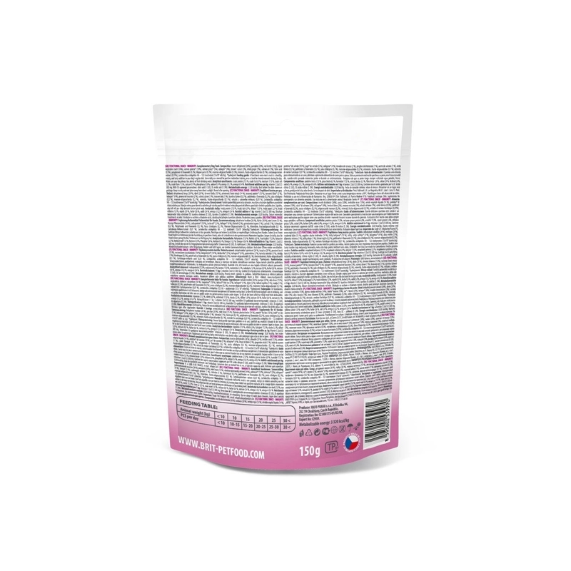 Brit Care Functional Snack Immunity Insect ЛАСОЩІ Супер-преміум собаки (з комахами та імбиром) 150 г  - фото 1