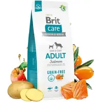 Brit Care Grain-Free Skin & Coat ADULT Small & Medium Breed Salmon сухий корм для собак беззерновий 1 кг - лосось (8595602558858)  - фото 4