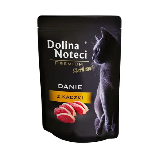 Dolina Noteci Premium Danie Sterilized ВОЛОГИЙ КОРМ Premium коти (з качкою) 85 г