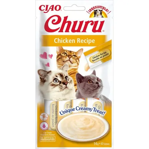 Inaba Ciao Churu ЛАСОЩІ Холістік коти (з куркою) 14 г
