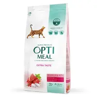 Optimeal сухий корм для котів 10 кг - з телятиною (4820083906138) 