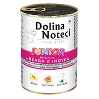 Dolina Noteci Premium Junior Turkey Heart ВОЛОГИЙ КОРМ Premium цуценята (з індичим серцем) 400 г 