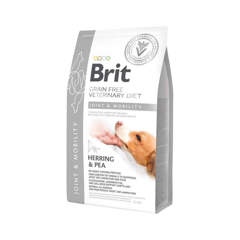 Brit GF Veterinary Diet Dog Mobility сухой корм для собак 2 кг (8595602528257) 