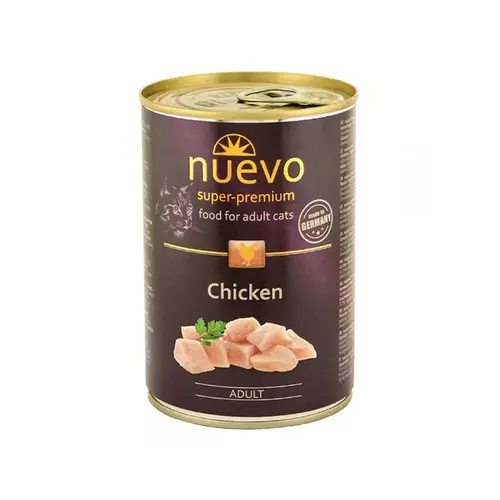 Nuevo Adult Chicken вологий корм для котів 400 г - з куркою (4250231595165)