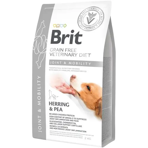 Brit VETERINARY DIETS Grain-Free MOBILITY Herring & Pea СУХИЙ КОРМ Холістік собаки (для підтримки суглобів) 2 кг