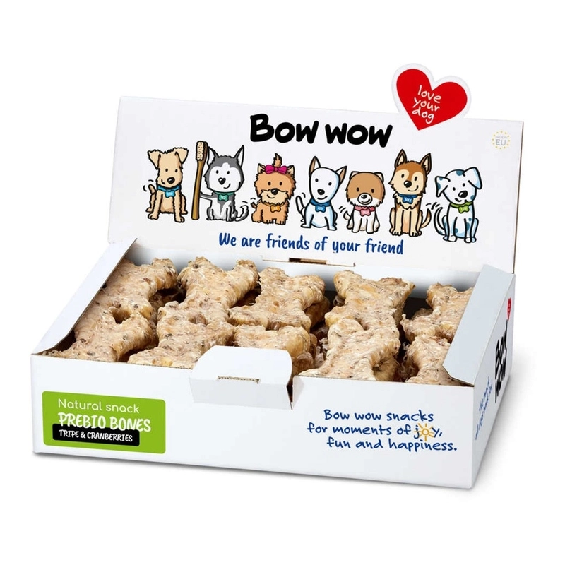 Bow wow Prebio Bones ЛАСОЩІ Premium собаки (з яловичого рубця) 30 шт 