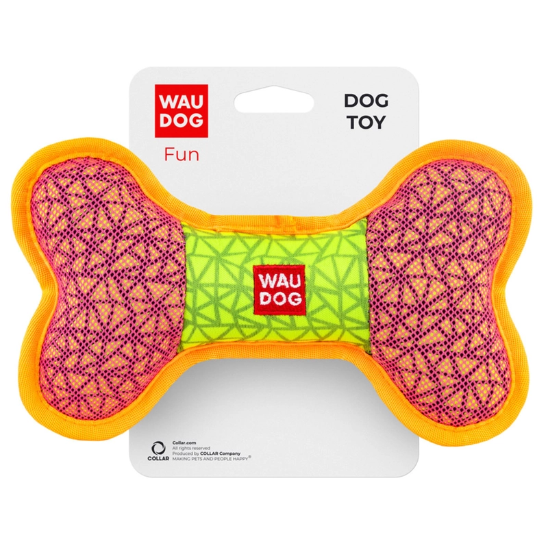 WAUDOG Fun Кістка іграшка для собак 20х12 см - рожева (4823089348667) 