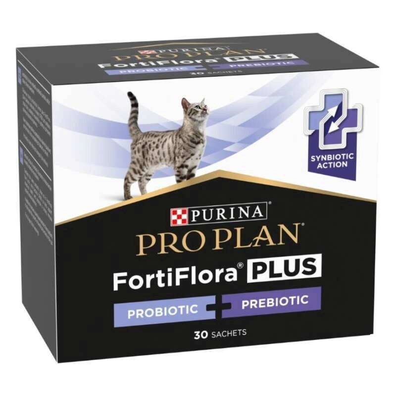 Purina Pro Plan Fortiflora Plus пробіотик для котів та кошенят 1.5 г - для підтримки мікрофлори ШКТ (8445290507495) 