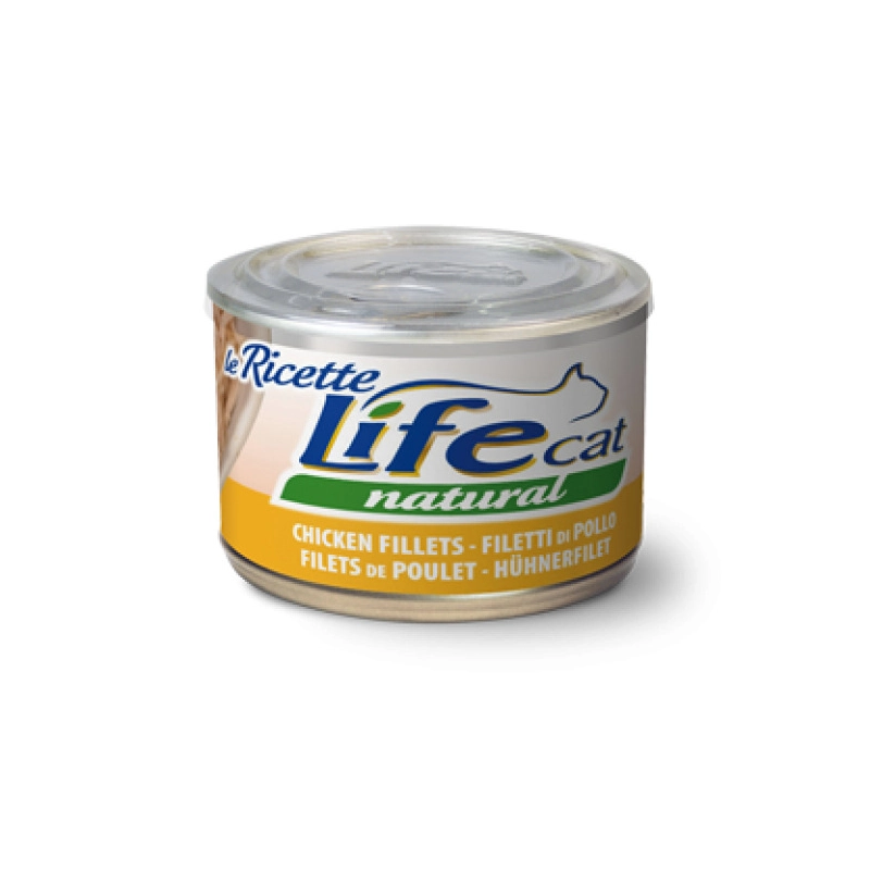 Lifecat Le Ricette влажный корм для кошек 150 г - с куриным филе (8034105420991) 