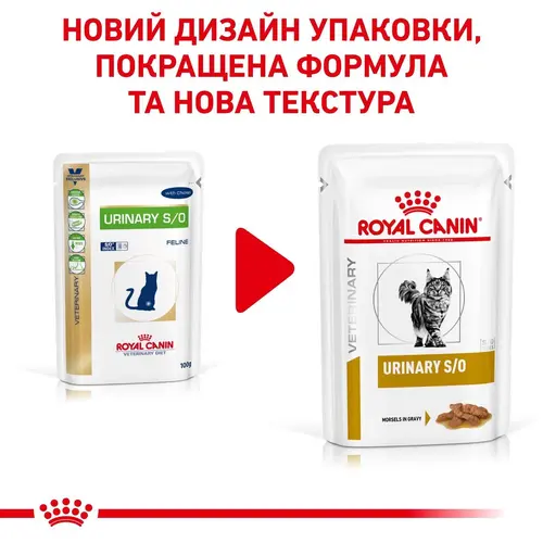 Royal Canin Urinary S/O ВОЛОГИЙ КОРМ Холістік коти (для розчинення струменевих каменів) 85 г