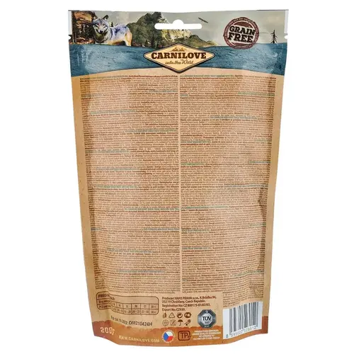 Carnilove GF Trout&Dill Soft Snack ЛАСОЩІ Холістік собаки (з фореллю та кропом) 200 г