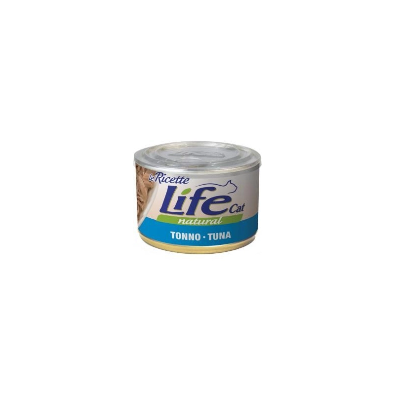 Lifecat Le Ricette Natural ВОЛОГИЙ КОРМ Супер-преміум коти (з тунцем) 150 г 
