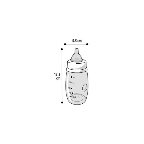 Flamingo Akela White набір для годування кошенят та цуценят 140 мл (5400585118896)