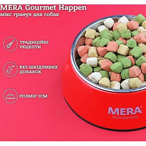 MERA Bakery Gourmet Happen ЛАСОЩІ Економ собаки (мікс гранул) 400 г