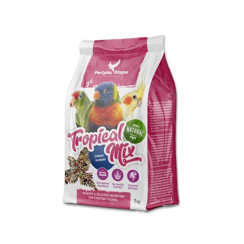 Perlyna Stepu Tropical Mix корм для тропічних папуг 1 кг (4820249830055) 