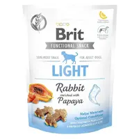 Brit Care Functional Snack Light Rabbit Papaya ЛАСОЩІ Супер-преміум собаки (з кроликом та папаєю) 150 г 