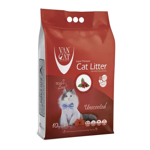 Van Cat наповнювач для котячого туалету 10 кг - бентонітовий (8699245857818)
