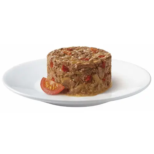 Gourmet Gold ВОЛОГИЙ КОРМ Преміум коти (ніжні биточки з яловичиною та томатами) 85 г