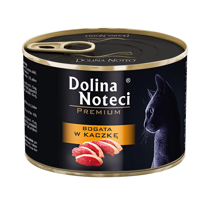 Dolina Noteci Premium ВОЛОГИЙ КОРМ Premium коти (з качкою в соусі) 185 г 
