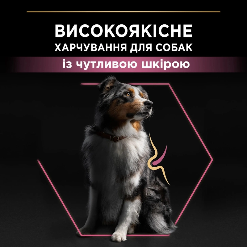 Purina Pro Plan Medium Adult Sensitive Skin сухой корм для собак средних пород с чувствительной кожей 14 кг - с лососем (7613035120464)  - фото 2